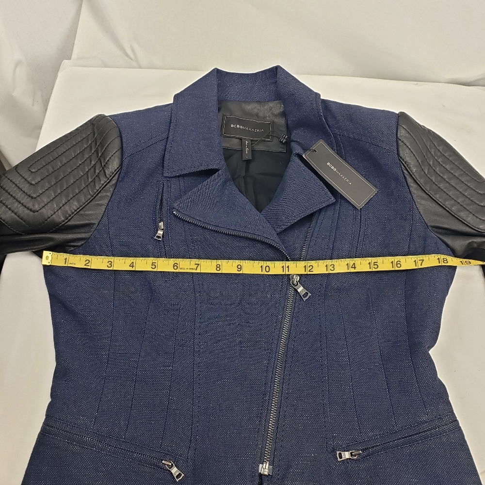 BCBG Max Azria Moto Jacket Size M NWT - Picture 7 of 7